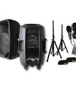 Hybrid PartyBox 15 - 15" Speaker System Bundle