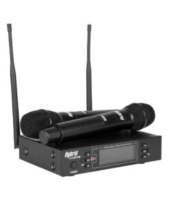 Hybrid U-DVFE - Dual Handheld Cordless Microphone with Feedback Eliminator