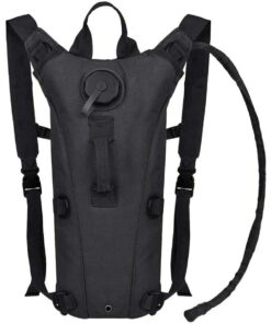 Hydration Backpack 3L Biking and Hiking Survival Outdoor Backpack - Black