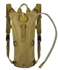 Hydration Pack with 2.5L Water Bladder - Tan