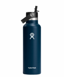 Hydro Flask 21oz/621ml Standard Mouth with Straw Cap- Indigo