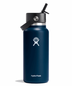 Hydro Flask Wide Mouth wStrawCap 32oz-Indigo-946ml