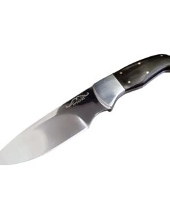 Hyena Hunter - 26cm Handmade Hunting Knife with Buffalo Horn Handle