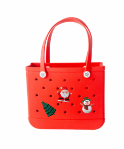 I am Flourish Midi Bag: Christmas Collection - Red