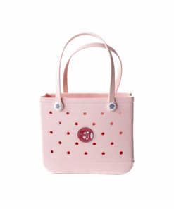 I am Flourish Midi Bag with Charm - Pastel Pink
