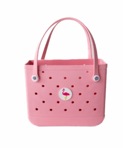 I am Flourish Midi Bag with Charm - Pink