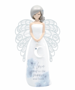 I Love You to the Moon and Back - Angel Figurine