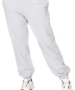 I Saw it First - Ladies Silver Grey Oversized Basic Jogger - S