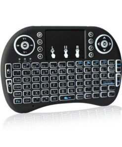 i8 Backlit Mini Wireless Keyboard With Touchpad Infrared Remote Control