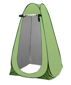 Iconix Instant Pop-Up Outdoor Privacy / Shower Tent for Camping for Two - Green