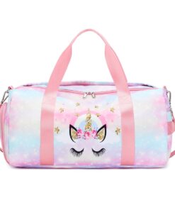 Iconix Kids Wet & Dry Overnight Bag - Unicorn Twinkle