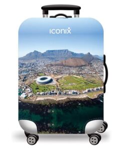 Iconix Printed Luggage Protector Cover - Cape Town City Bowl - M