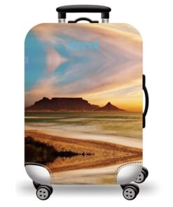 Iconix Printed Luggage Protector Cover- Table Mountain Golden Views - XL