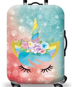Iconix Printed Luggage Protector - Unicorn Dreaming - XL