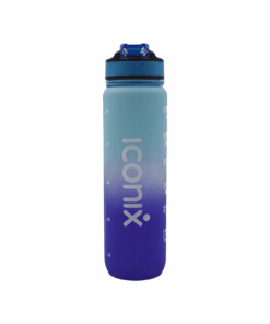 Iconix South African Motivational Time Marker Water Bottle - Blue Ombre