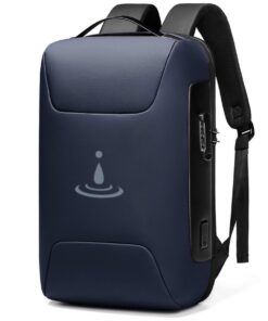 iDemoo Elite 16 Inch Laptop Backpack with USB Charging Port - Anti-Theft - Aegean Blue