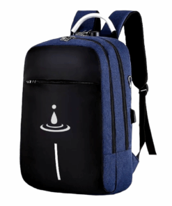 iDemoo Premium 16 Inch Laptop Backpack with USB Charging Port - Anti-Theft - Blue