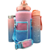 Ignite Hydration Motivational Drink Bottles - Set of 3 - Pink