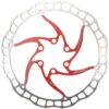 IIIPRO 160mm 6-Bolt Disc Brake Rotor - Red