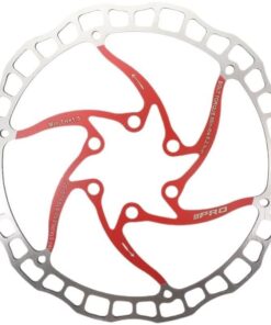 IIIPRO 160mm 6-Bolt Disc Brake Rotor - Red