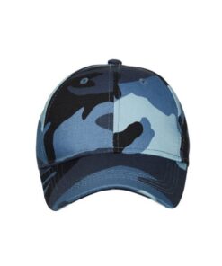 Imaging Architects Basic 6 Panel Camo Cap - Blue Camo