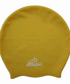 iMaswi Adults/Teens Extra Large XL Swim Caps - Braids/ Dreadlocks/Afro - Yellow