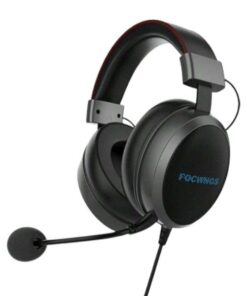 Immersive Audio Experience Gaming Headset With Detachable Mic - Black