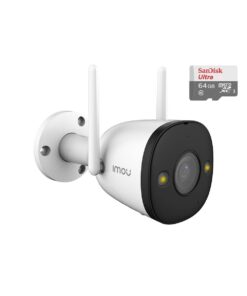IMOU Bullet 2 Wi-Fi Camera 1080P + SanDisk Ultra 64GB Micro SDXC Card