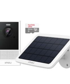 IMOU Cell 2 4MP Camera + Solar Panel + SanDisk Ultra 64GB Micro SDXC Card