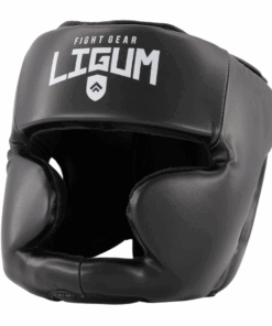 Impact Head Gear - Ligum Fight Gear - Black - L-XL