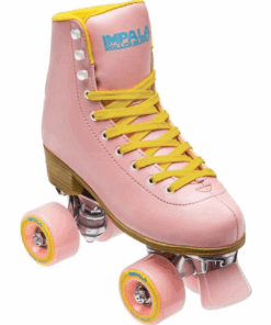 Impala Roller Skates - Pink/Yellow - UK 6