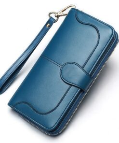 Impeccable Genuine Leather Purse - Blue