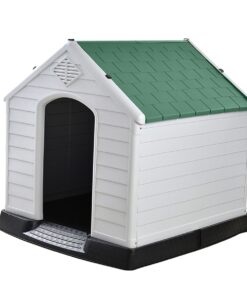 Indoor Outdoor Plastic Waterproof Dog House Kennel - M