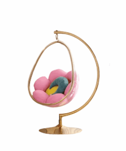 Indoor/Outdoor Swing Transparent Acrylic Ball Hanging Relaxation Chair