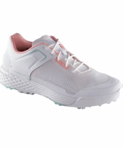 Inesis Women's Breathable Golf Shoes - White and Pink - UK 4