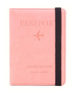 Infinite Travel Passport Holder with RFID Protection - Pink