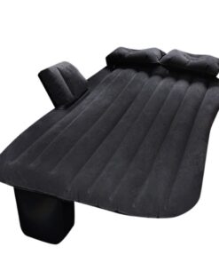 Inflatable Car Back Seat Travel Air Bed Mattress - Black