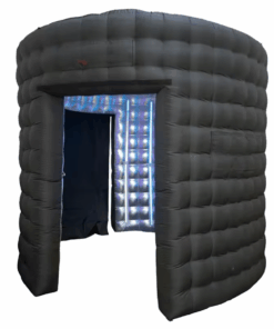 Inflatable LED 360 Photo Booth Enclosure with LED lighting