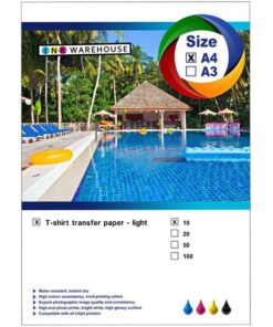 Ink Warehouse A4 Light T-Shirt Transfer Paper (10 Sheets)