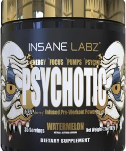 Insane Labz Psychotic Gold Pre-Workout Powder Watermelon - 190g