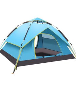 Instant Automatic Pop-up Family Tent for 3 to 4 People - Blue