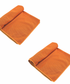 Instant Cooling Towel - 2 Pack - Orange