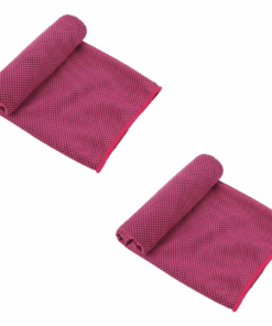 Instant Cooling Towel - 2 Pack - Pink