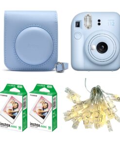 Instax Mini 12 Lights for Instax Bundle (camera / case / 2 films / lights)
