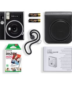 Instax Mini 40 Camera Kit Black (camera + 1 film + case)