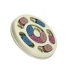 Interactive Dog Round Puzzle Game Toy Treat Dispenser Slow Feeder - Green