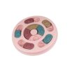 Interactive Dog Round Puzzle Game Toy Treat Dispenser Slow Feeder - Pink