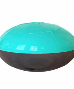 Interactive Saucer Treat and Food Dispenser for Dogs - Turquoise