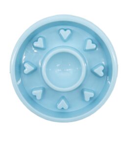 Interactive Slow Bowl Pet Feeder For Cats And Dogs - Style A - Baby Blue