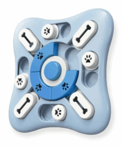 Interactive Squeaking Puzzle Toy for Pets - sky Blue